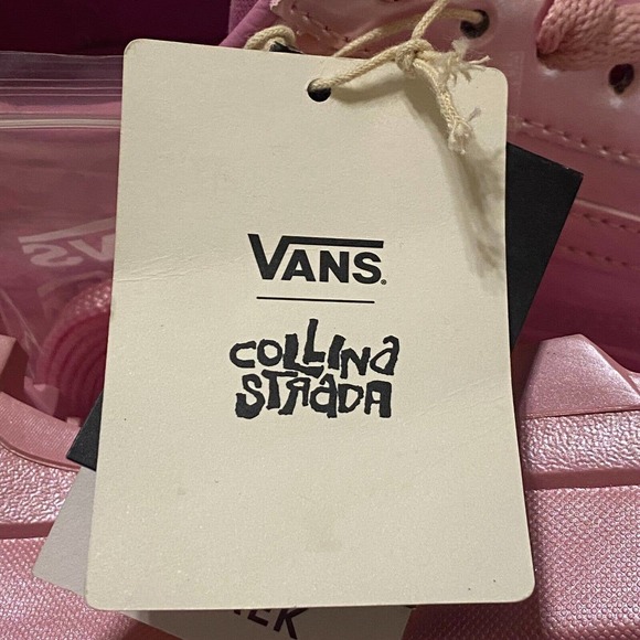 VANS x Collina Strada Womens Old Skool Pink Platform Vibram DX Sneakers Size 10 - Picture 8 of 11